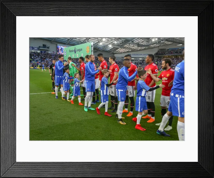 Framed Print : Mascots - Man Utd-9961 Framed Print : Mascots - Man Utd-9961