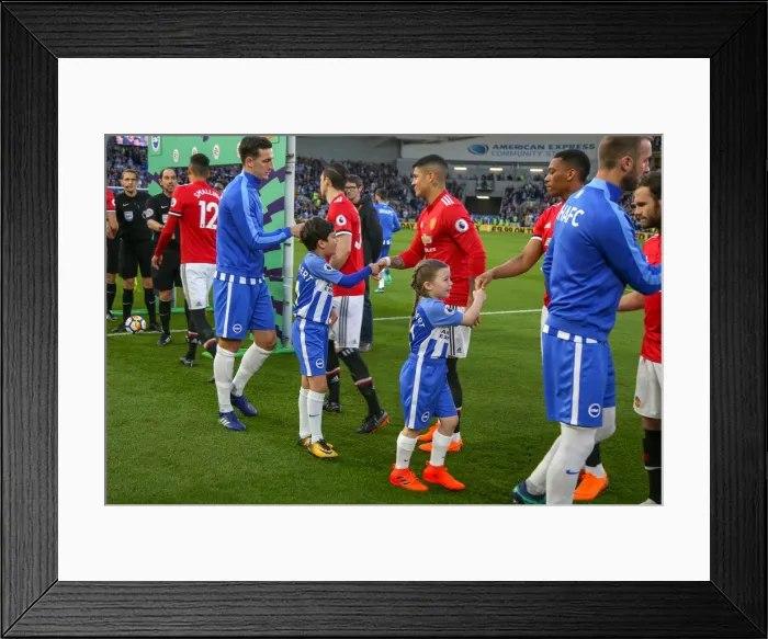 Framed Print : Mascots - Man Utd-9964 Framed Print : Mascots - Man Utd-9964