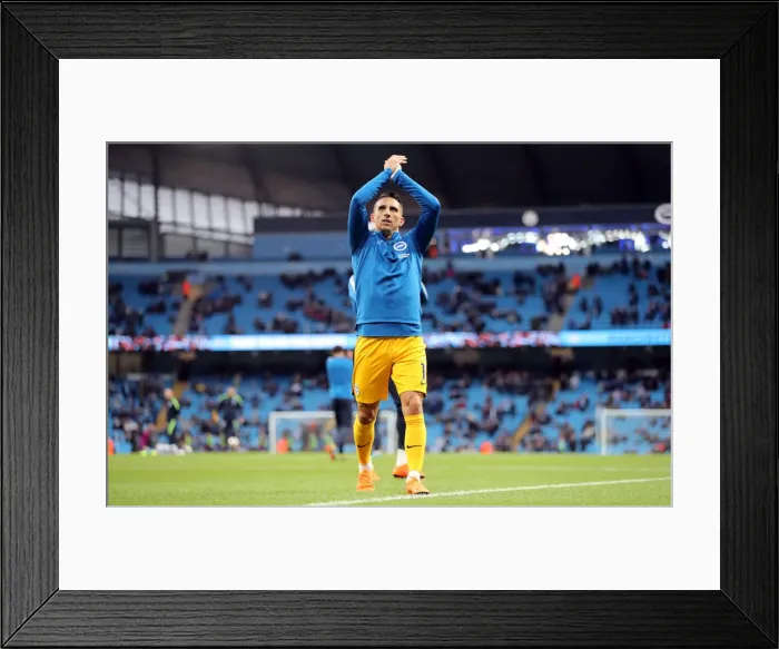 Framed Print : Premier League Showdown: Manchester City vs. Brighton and Hove Albion (09MAY18) Framed Print : Premier League Showdown: Manchester City vs. Brighton and Hove Albion (09MAY18)