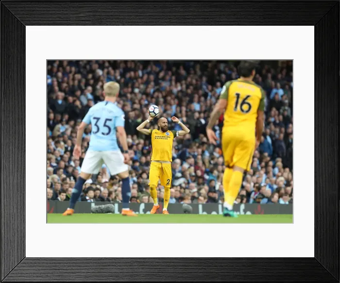 Framed Print : Manchester City vs. Brighton and Hove Albion: Premier League Showdown (09MAY18) Framed Print : Manchester City vs. Brighton and Hove Albion: Premier League Showdown (09MAY18)