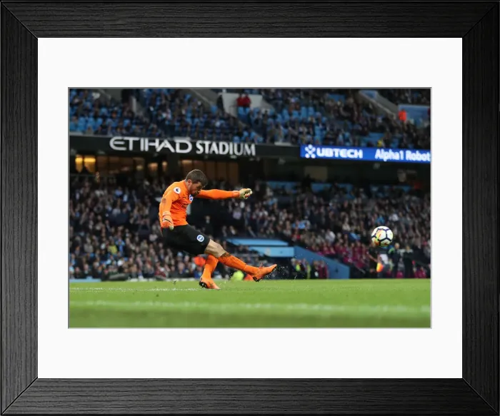 Framed Print : Premier League Showdown: Manchester City vs. Brighton and Hove Albion (09MAY18) Framed Print : Premier League Showdown: Manchester City vs. Brighton and Hove Albion (09MAY18)
