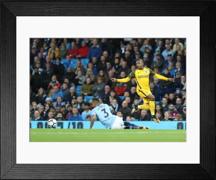 Framed Print : Premier League Showdown: Manchester City vs. Brighton & Hove Albion (09MAY18) Framed Print : Premier League Showdown: Manchester City vs. Brighton & Hove Albion (09MAY18)