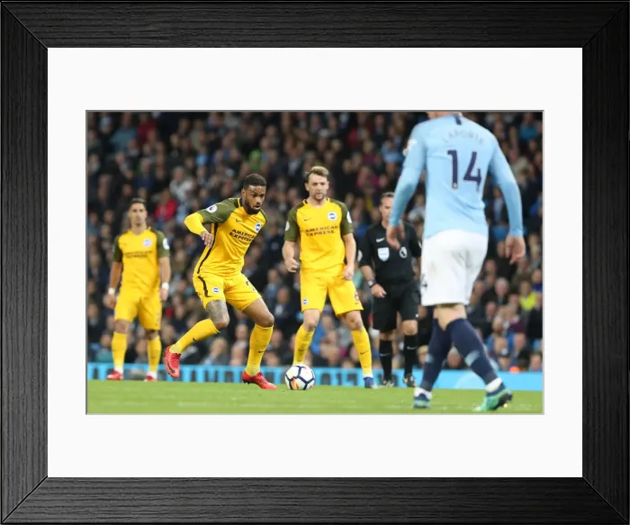Framed Print : Premier League Showdown: Manchester City vs. Brighton & Hove Albion (09MAY18) Framed Print : Premier League Showdown: Manchester City vs. Brighton & Hove Albion (09MAY18)