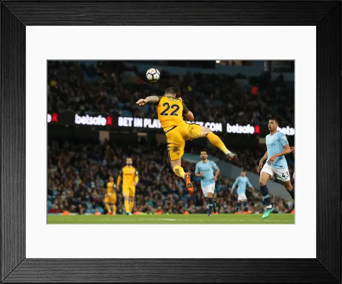 Framed Print : Premier League Showdown: Manchester City vs. Brighton and Hove Albion (09MAY18) Framed Print : Premier League Showdown: Manchester City vs. Brighton and Hove Albion (09MAY18)