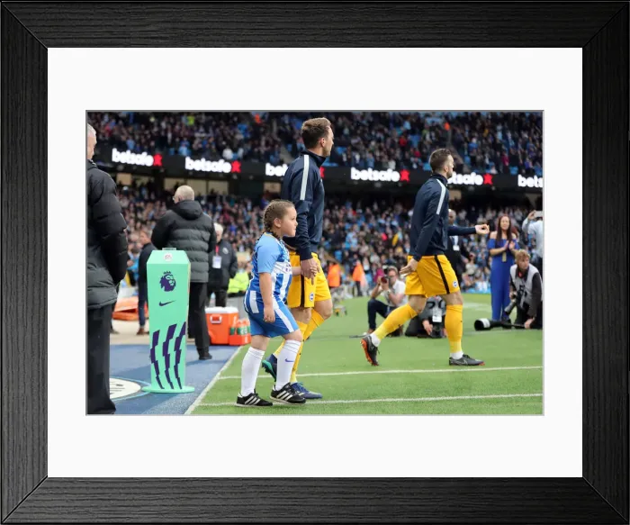 Framed Print : Premier League Showdown: Manchester City vs. Brighton and Hove Albion at The Etihad Stadium (09MAY18) Framed Print : Premier League Showdown: Manchester City vs. Brighton and Hove Albion at The Etihad Stadium (09MAY18)