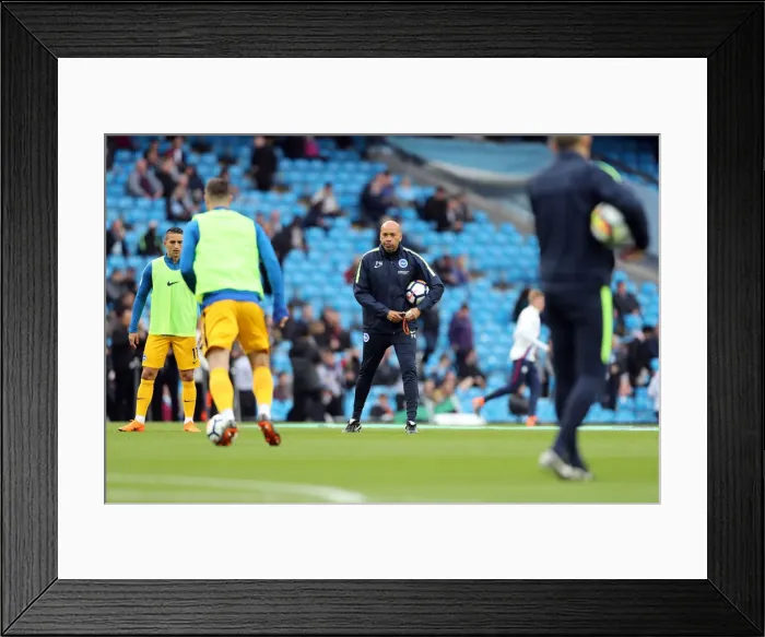 Framed Print : Premier League Showdown: Manchester City vs. Brighton and Hove Albion (09MAY18) Framed Print : Premier League Showdown: Manchester City vs. Brighton and Hove Albion (09MAY18)