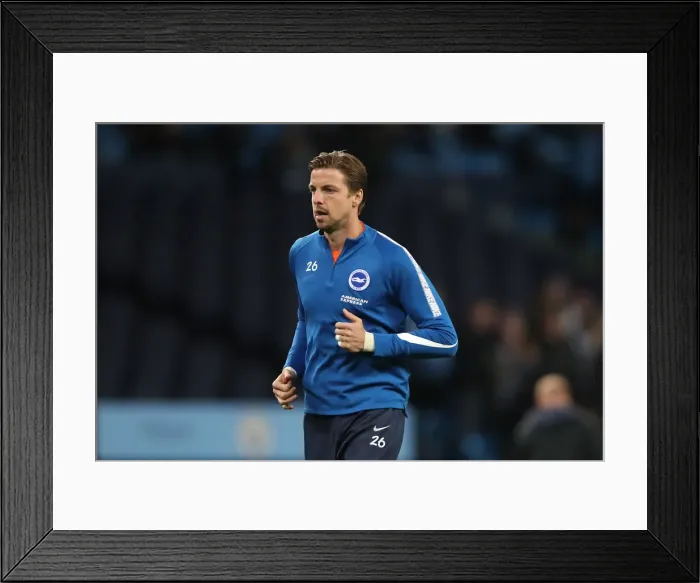 Framed Print : Manchester City vs. Brighton and Hove Albion: Premier League Showdown at The Etihad Stadium (09MAY18)