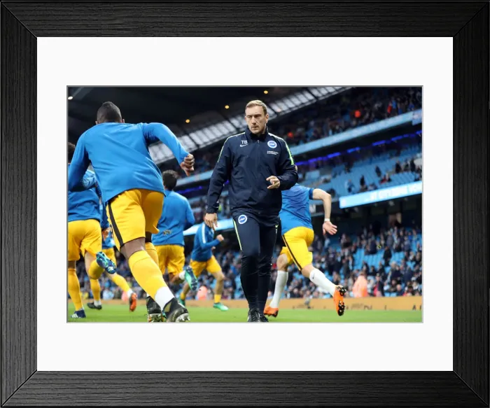 Framed Print : Premier League Showdown: Manchester City vs. Brighton and Hove Albion (09MAY18) Framed Print : Premier League Showdown: Manchester City vs. Brighton and Hove Albion (09MAY18)