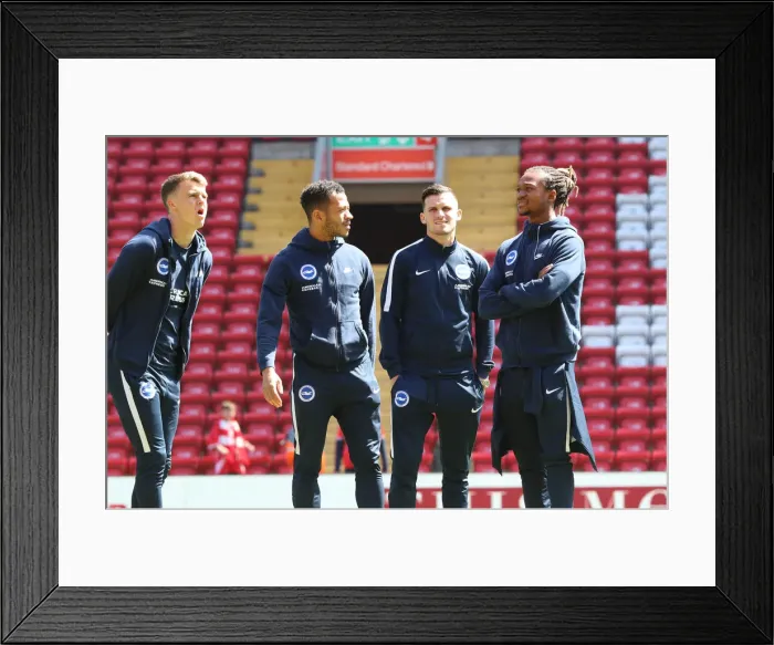 Framed Print : Premier League Showdown: Liverpool vs. Brighton and Hove Albion (13MAY18) - Anfield Clash Framed Print : Premier League Showdown: Liverpool vs. Brighton and Hove Albion (13MAY18) - Anfield Clash