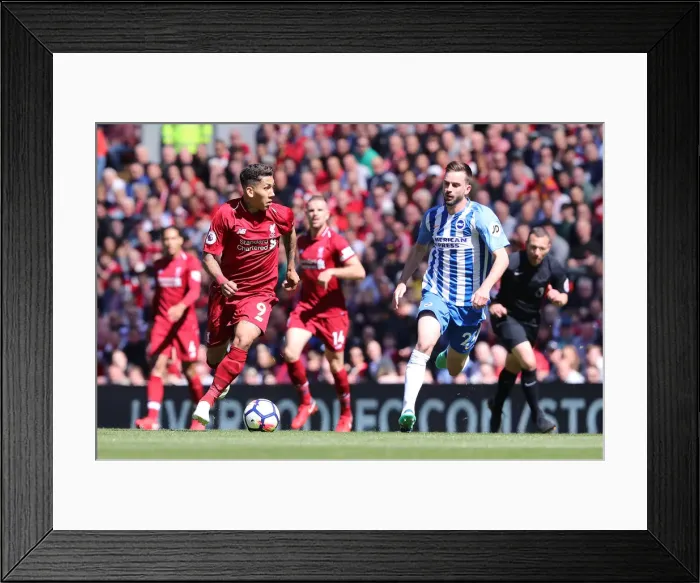 Framed Print : Intense Premier League Showdown: Liverpool vs. Brighton & Hove Albion at Anfield (13MAY18) Framed Print : Intense Premier League Showdown: Liverpool vs. Brighton & Hove Albion at Anfield (13MAY18)