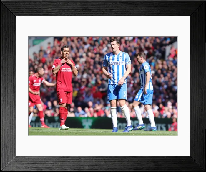 Framed Print : Premier League Showdown: Liverpool vs. Brighton and Hove Albion (13MAY18) - Anfield Clash Framed Print : Premier League Showdown: Liverpool vs. Brighton and Hove Albion (13MAY18) - Anfield Clash
