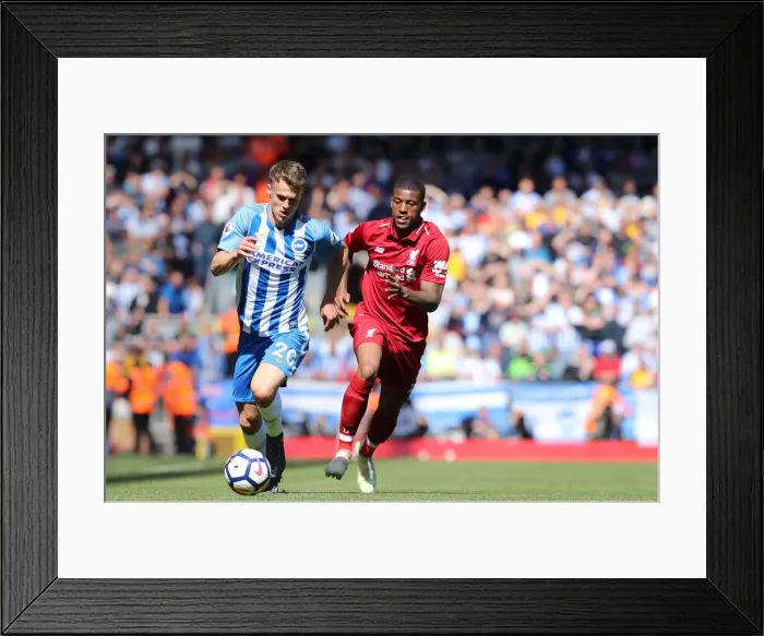 Framed Print : Premier League Showdown: Liverpool vs. Brighton & Hove Albion at Anfield (13MAY18)