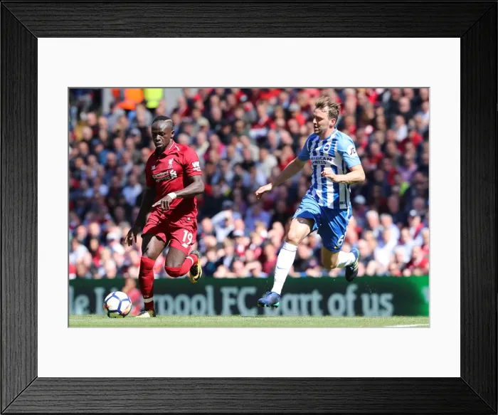 Framed Print : Premier League Showdown: Liverpool vs. Brighton & Hove Albion at Anfield (13MAY18) Framed Print : Premier League Showdown: Liverpool vs. Brighton & Hove Albion at Anfield (13MAY18)
