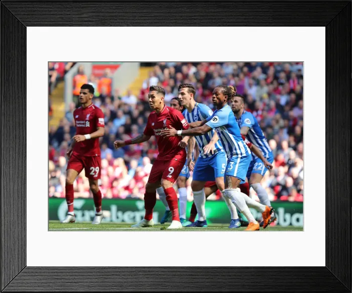 Framed Print : Premier League Showdown: Liverpool vs. Brighton and Hove Albion (13MAY18) - Anfield Clash Framed Print : Premier League Showdown: Liverpool vs. Brighton and Hove Albion (13MAY18) - Anfield Clash