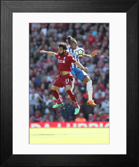 Framed Print : Liverpool vs. Brighton & Hove Albion: Premier League Showdown at Anfield on 13May18 Framed Print : Liverpool vs. Brighton & Hove Albion: Premier League Showdown at Anfield on 13May18