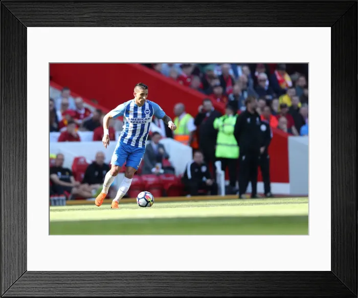 Framed Print : 13MAY18: Premier League Clash - Liverpool vs. Brighton & Hove Albion at Anfield