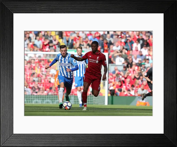 Framed Print : Intense Premier League Showdown: Liverpool vs. Brighton and Hove Albion (13MAY18) - Anfield Clash Framed Print : Intense Premier League Showdown: Liverpool vs. Brighton and Hove Albion (13MAY18) - Anfield Clash