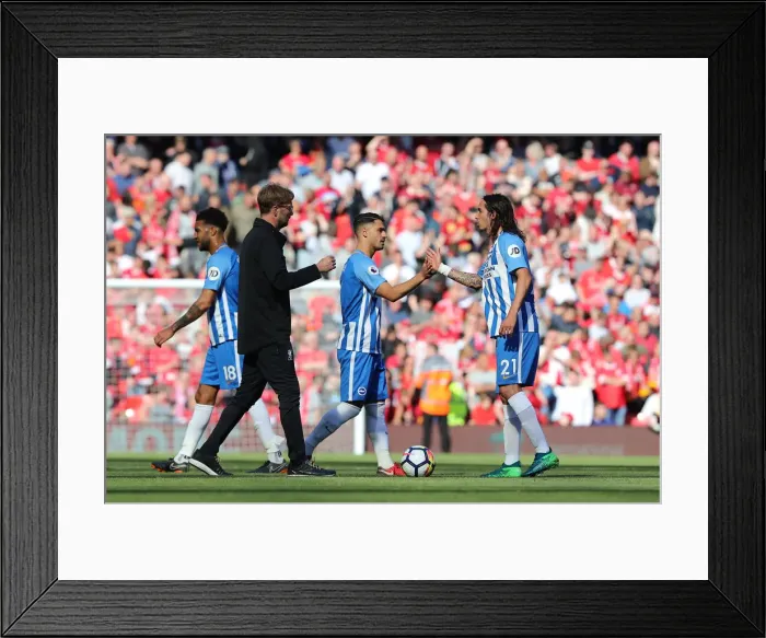 Framed Print : Premier League Showdown: Liverpool vs. Brighton & Hove Albion (13MAY18) Framed Print : Premier League Showdown: Liverpool vs. Brighton & Hove Albion (13MAY18)