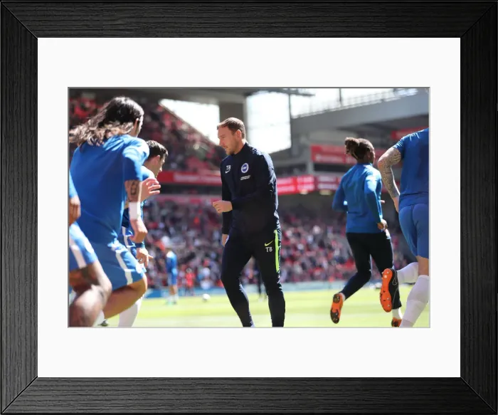 Framed Print : Premier League Showdown: Liverpool vs. Brighton and Hove Albion (13MAY18) - Anfield Clash Framed Print : Premier League Showdown: Liverpool vs. Brighton and Hove Albion (13MAY18) - Anfield Clash