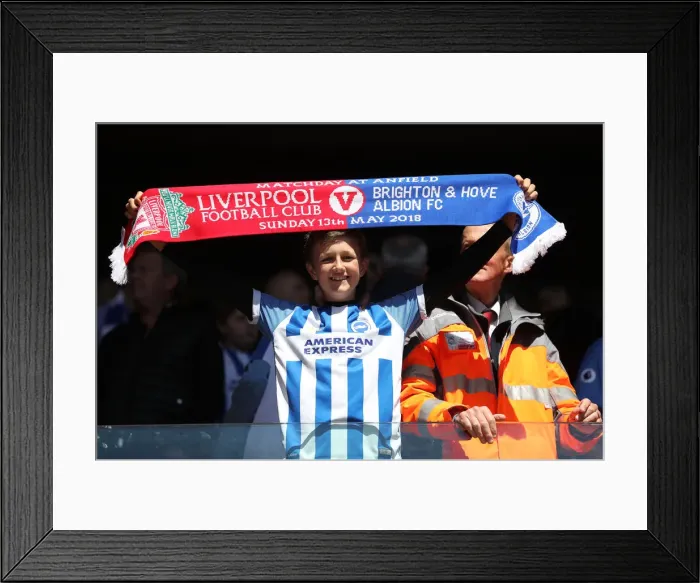 Framed Print : Premier League Showdown: Liverpool vs. Brighton and Hove Albion (13MAY18) - Anfield Clash Framed Print : Premier League Showdown: Liverpool vs. Brighton and Hove Albion (13MAY18) - Anfield Clash