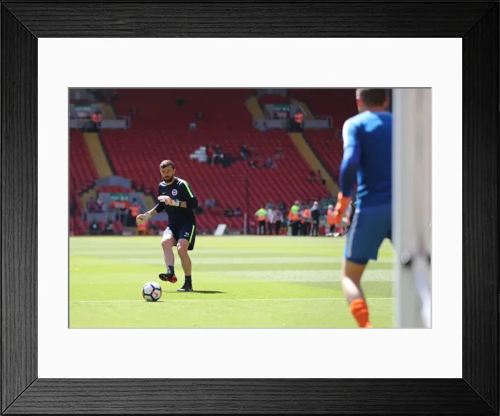Framed Print : Liverpool vs. Brighton & Hove Albion: Premier League Showdown at Anfield on 13May18 Framed Print : Liverpool vs. Brighton & Hove Albion: Premier League Showdown at Anfield on 13May18