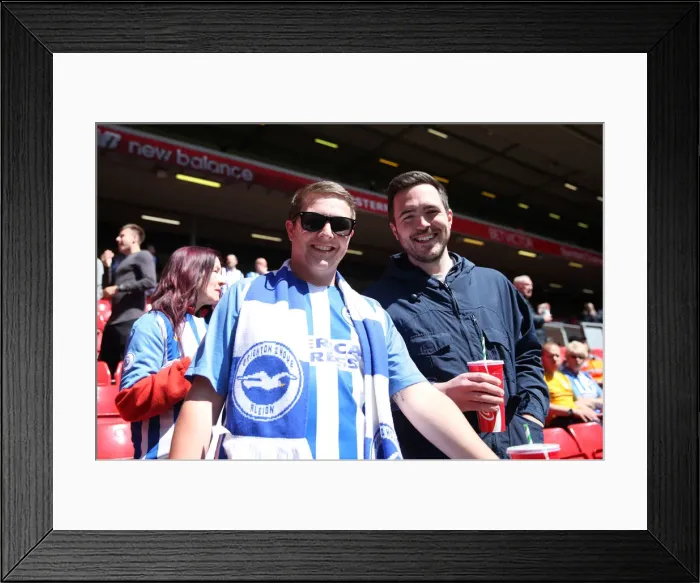 Framed Print : Premier League Showdown: Liverpool vs. Brighton & Hove Albion at Anfield (13May18) Framed Print : Premier League Showdown: Liverpool vs. Brighton & Hove Albion at Anfield (13May18)