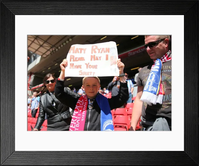 Framed Print : Premier League Showdown: Liverpool vs. Brighton and Hove Albion (13MAY18) Framed Print : Premier League Showdown: Liverpool vs. Brighton and Hove Albion (13MAY18)