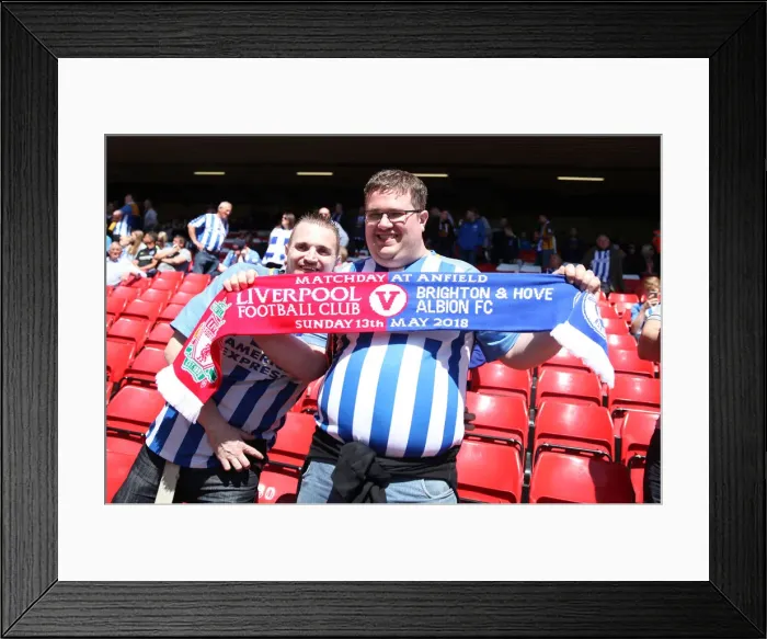 Framed Print : Premier League Showdown: Liverpool vs. Brighton and Hove Albion (13MAY18) Framed Print : Premier League Showdown: Liverpool vs. Brighton and Hove Albion (13MAY18)