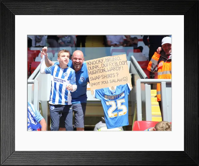 Framed Print : Liverpool vs. Brighton and Hove Albion: Premier League Clash at Anfield (13MAY18) Framed Print : Liverpool vs. Brighton and Hove Albion: Premier League Clash at Anfield (13MAY18)