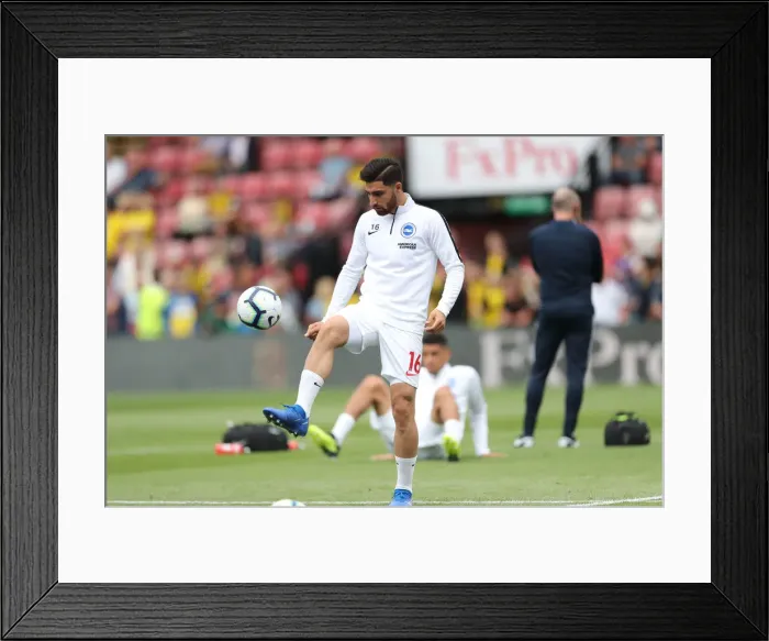 Framed Print : Premier League Showdown: Watford vs. Brighton & Hove Albion at Vicarage Road (11AUG18)