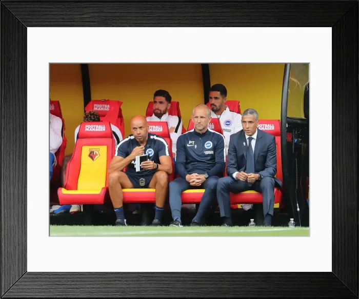 Framed Print : Premier League Showdown: Watford vs. Brighton & Hove Albion at Vicarage Road (11AUG18) Framed Print : Premier League Showdown: Watford vs. Brighton & Hove Albion at Vicarage Road (11AUG18)
