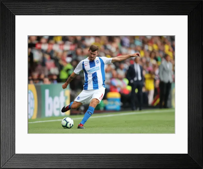 Framed Print : Premier League Showdown: Watford vs. Brighton & Hove Albion at Vicarage Road (11AUG18) Framed Print : Premier League Showdown: Watford vs. Brighton & Hove Albion at Vicarage Road (11AUG18)