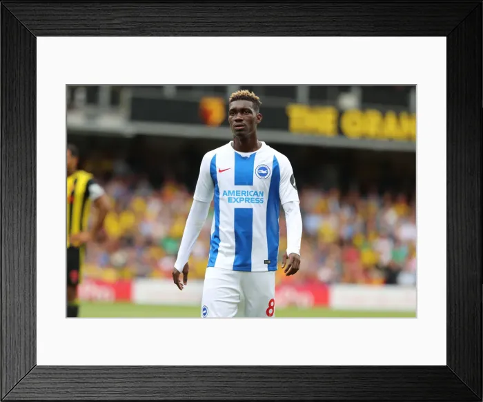 Framed Print : Bissouma in Action: Brighton vs. Watford, Premier League (11Aug18) Framed Print : Bissouma in Action: Brighton vs. Watford, Premier League (11Aug18)