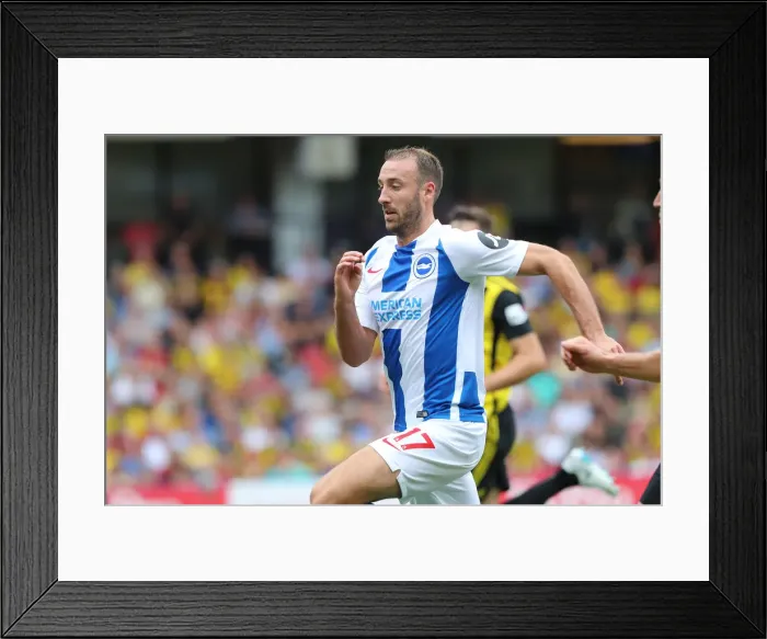 Framed Print : Glenn Murray Scores for Brighton and Hove Albion against Watford in Premier League Match (11AUG18) Framed Print : Glenn Murray Scores for Brighton and Hove Albion against Watford in Premier League Match (11AUG18)