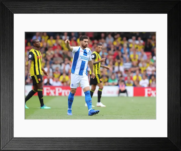 Framed Print : Brighton's Jahanbakhsh in Action: Premier League Clash vs. Watford (11AUG18) Framed Print : Brighton's Jahanbakhsh in Action: Premier League Clash vs. Watford (11AUG18)