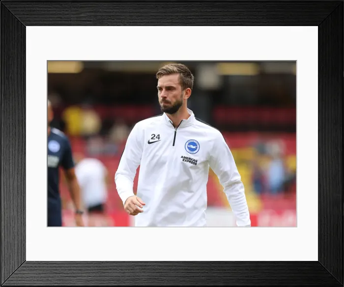 Framed Print : Davy Propper in Action: Watford vs. Brighton & Hove Albion, Premier League (11Aug18) Framed Print : Davy Propper in Action: Watford vs. Brighton & Hove Albion, Premier League (11Aug18)