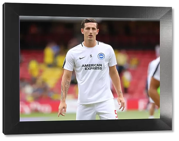 Lewis Dunk in Action: Brighton and Hove Albion vs. Watford, Premier League (11Aug18)