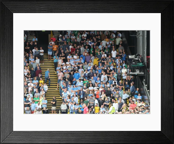 Framed Print : Premier League Showdown: Watford vs. Brighton and Hove Albion at Vicarage Road (11AUG18)