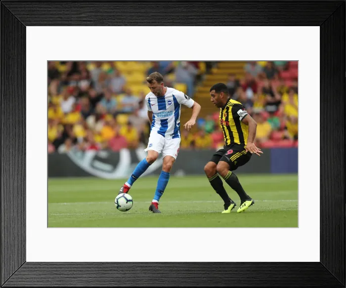 Framed Print : Premier League Showdown: Watford vs. Brighton and Hove Albion at Vicarage Road (11AUG18) Framed Print : Premier League Showdown: Watford vs. Brighton and Hove Albion at Vicarage Road (11AUG18)