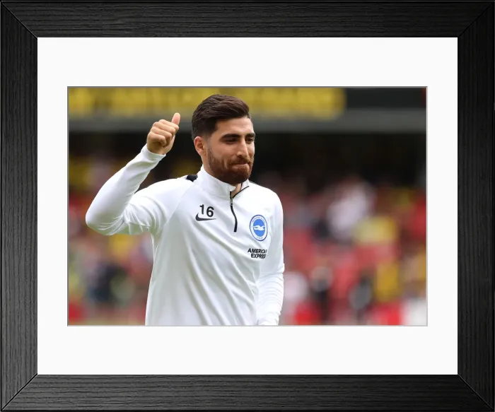 Framed Print : Brighton's Jahanbakhsh in Action: Premier League Clash vs. Watford (11AUG18) Framed Print : Brighton's Jahanbakhsh in Action: Premier League Clash vs. Watford (11AUG18)
