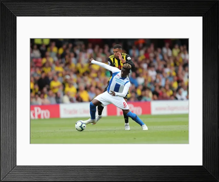 Framed Print : Premier League Showdown: Watford vs. Brighton & Hove Albion at Vicarage Road (11AUG18) Framed Print : Premier League Showdown: Watford vs. Brighton & Hove Albion at Vicarage Road (11AUG18)
