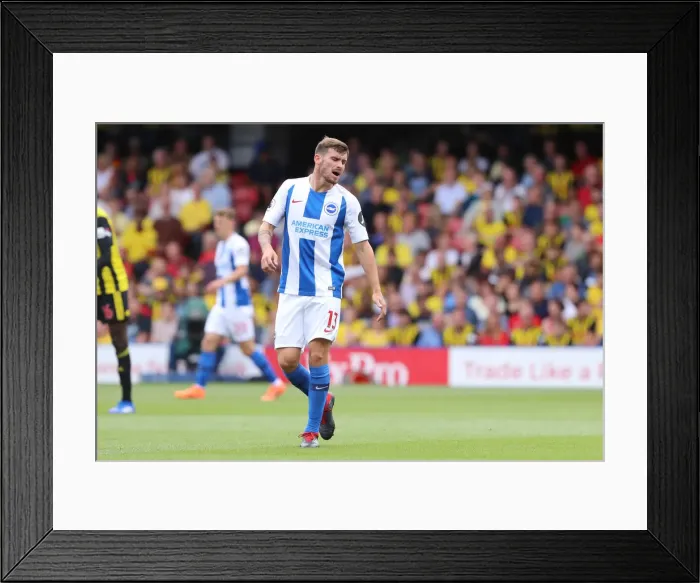 Framed Print : Pascal Gross in Action: Brighton and Hove Albion vs. Watford, Premier League (August 11, 2018) Framed Print : Pascal Gross in Action: Brighton and Hove Albion vs. Watford, Premier League (August 11, 2018)