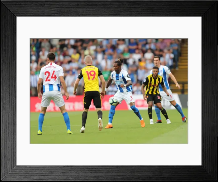 Framed Print : Premier League Showdown: Watford vs. Brighton and Hove Albion at Vicarage Road (11AUG18) Framed Print : Premier League Showdown: Watford vs. Brighton and Hove Albion at Vicarage Road (11AUG18)