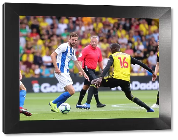 Davy Propper in Action: Watford vs. Brighton & Hove Albion, Premier League (11th August 2018)