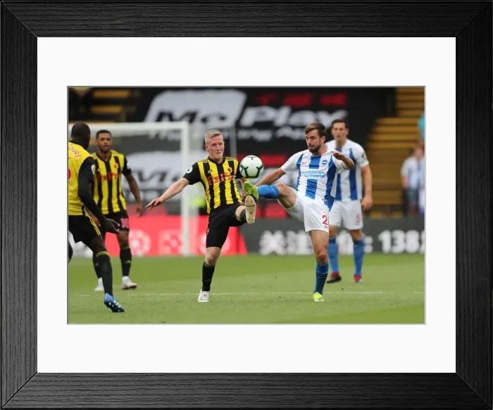 Framed Print : Premier League Showdown: Watford vs. Brighton & Hove Albion at Vicarage Road (11AUG18) Framed Print : Premier League Showdown: Watford vs. Brighton & Hove Albion at Vicarage Road (11AUG18)