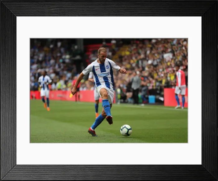 Framed Print : Premier League Showdown: Watford vs. Brighton and Hove Albion at Vicarage Road (11AUG18)