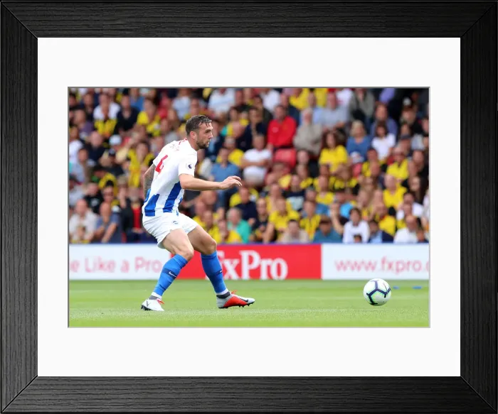 Framed Print : Shane Duffy in Action: Watford vs. Brighton and Hove Albion, Premier League (11th August 2018) Framed Print : Shane Duffy in Action: Watford vs. Brighton and Hove Albion, Premier League (11th August 2018)