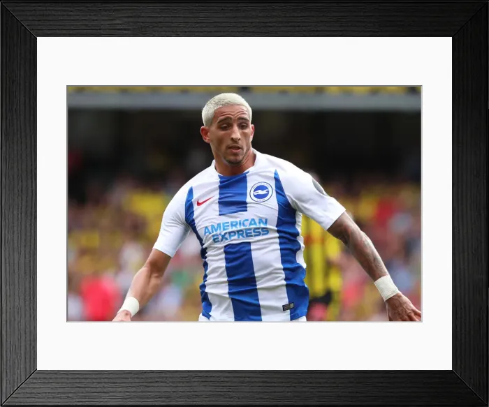 Framed Print : Anthony Knockaert: In Action for Brighton and Hove Albion vs. Watford, Premier League (11th August 2018) Framed Print : Anthony Knockaert: In Action for Brighton and Hove Albion vs. Watford, Premier League (11th August 2018)