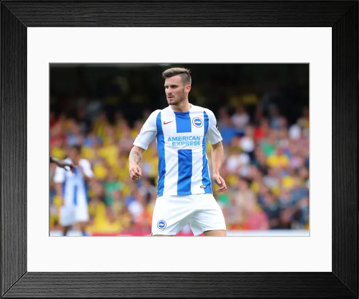 Framed Print : Pascal Gross: In Action for Brighton and Hove Albion vs. Watford, Premier League (11.08.2018) Framed Print : Pascal Gross: In Action for Brighton and Hove Albion vs. Watford, Premier League (11.08.2018)