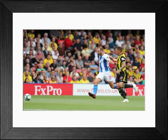 Framed Print : Premier League Showdown: Watford vs. Brighton and Hove Albion at Vicarage Road (11AUG18) Framed Print : Premier League Showdown: Watford vs. Brighton and Hove Albion at Vicarage Road (11AUG18)